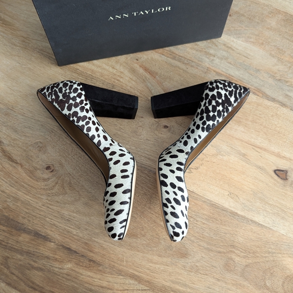 Ann Taylor Perfect Haircalf Block Heels - Picture 7 of 10